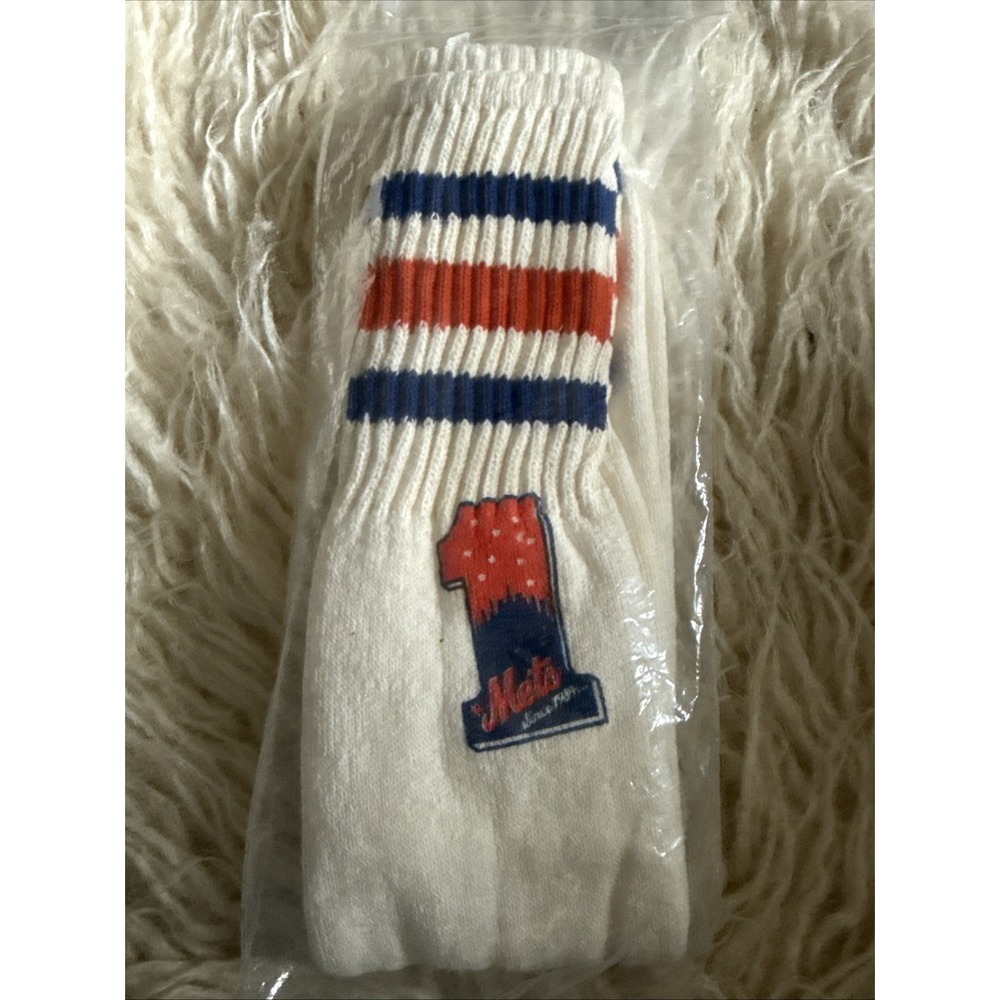 Vintage 1988 New York‎ Mets Tube Socks Footlocker Exclusive NOS